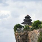 View of Uluwatu Temple in Bali, Indonesia